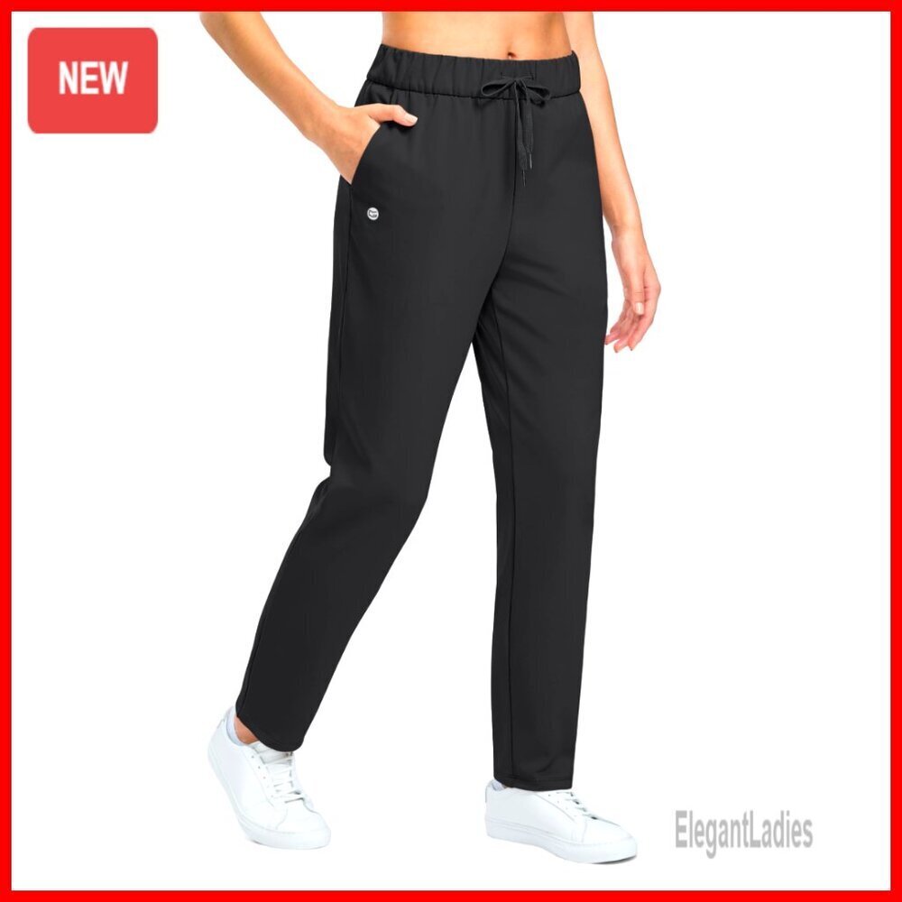 Fleece Lined Golf Pants Water Resistant Active Sweatpants 27.5/29 Inseam